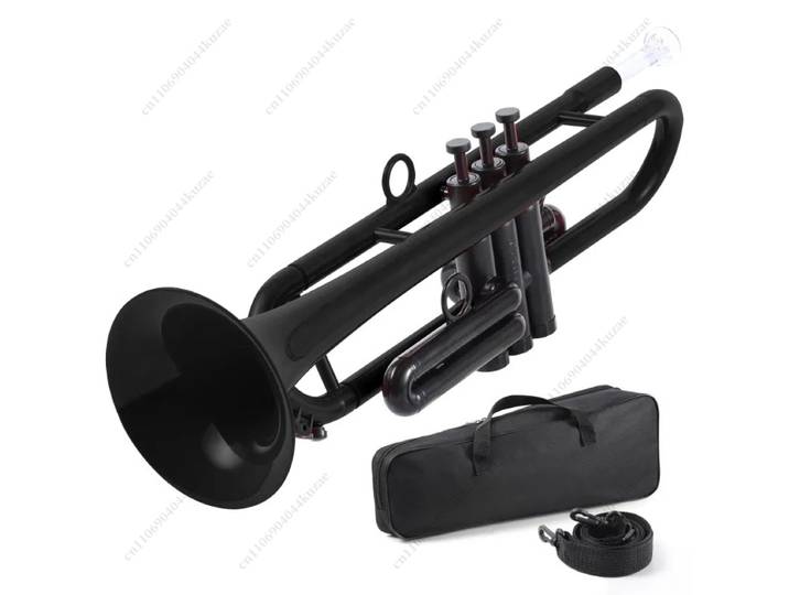 Trompette en plastique B-flat & C-flat - Instrument de musique pour adultes, enfants, débutants et étudiants professionnels