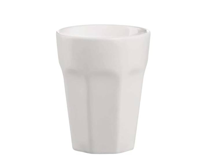 ASA Ti Amo Colore Espressobecher aus Steingut in der Farbe Weiß 0,1l, Maße: 5,5cm x 5,5cm x 8cm, 5079091
