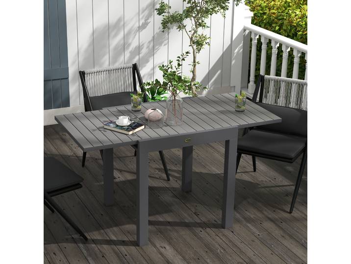 Table Repas Extensible Jardin 162 Cm Aluminium Havrya