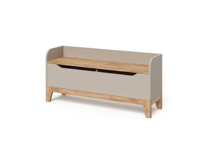 VitaliSpa Spielzeugtruhe Malia, Cashmere/Artisan, 107.2 x 50 cm mit Sitzfläche, mit Stauraum und kombinierbar mit weiteren Malia-Möbeln