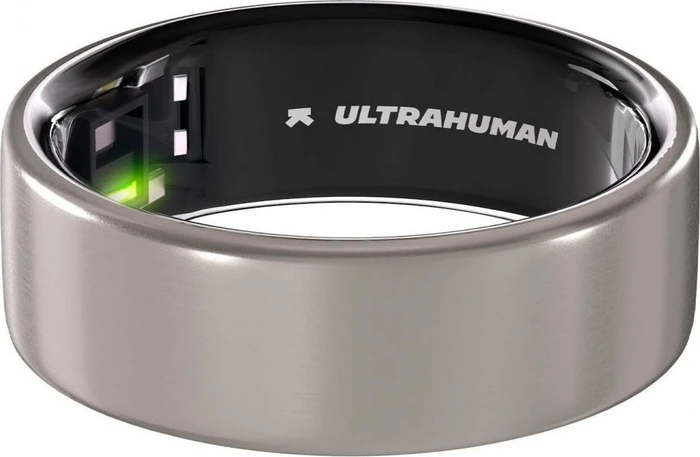 Ultrahuman Ring Air Raw Titanium Größe 6