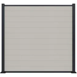 T&J  MAX  WPC-Steckzaun,  beige  175  x  168  cm