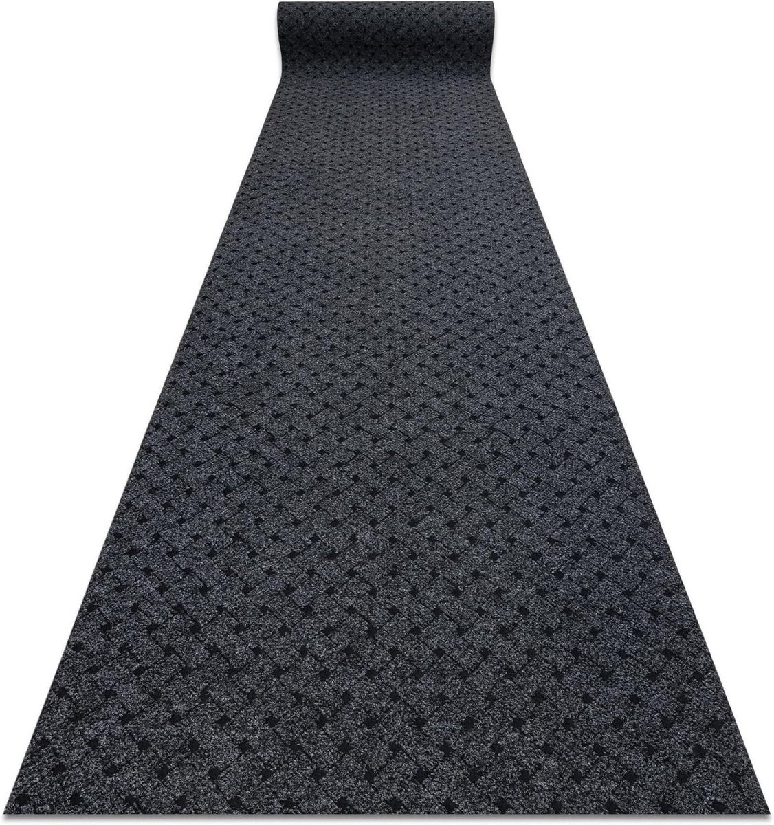 Antislip deurmat voor binnen en buiten, antraciet, 100 x 100 cm