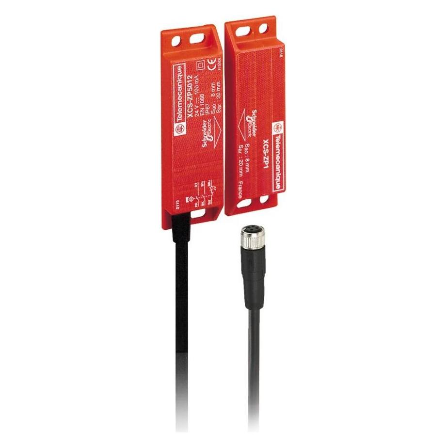 TE Sensors Non-contact safety switch,2NO,M12 (M12) (XCSDMP791L01M12)
