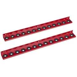 Ampullenleisten, 260 mm, rot für ULMER KOFFER I (2 Stck.)