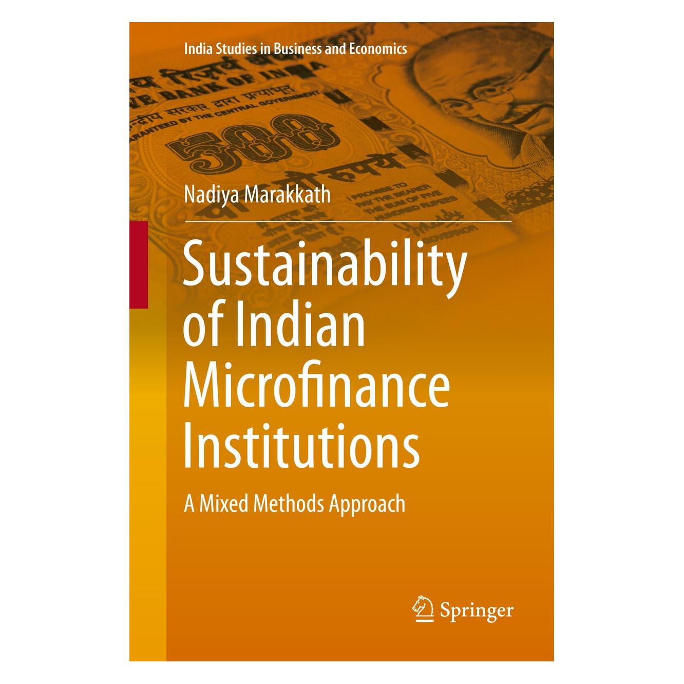 Springer Sustainability of Indian Microfinance Institutions (Englisch, Hardcover, Nadiya Marakkath) (9788132216285)
