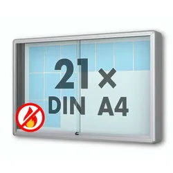 Schaukasten Schule Brandschutz A1 21xA4