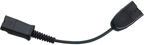 HP Poly Plantronics 38733-01 SupraPlus adapter van 6-polig naar 4-polig, zwart