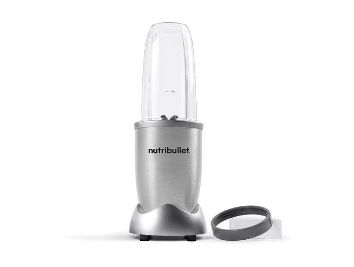 NUTRIBULLET Standmixer Original 600 W , silber (silberfarben), Zerkleinerer, Standmixer