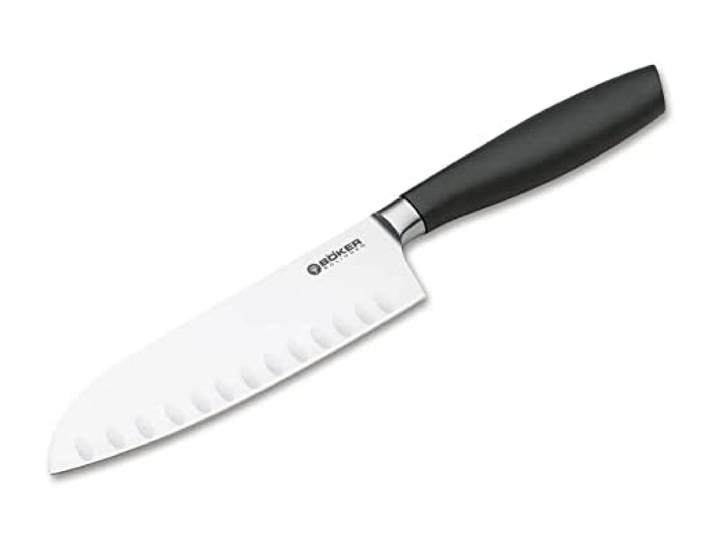 Böker Core Santoku Kochmesser mit Kullen Schwarz