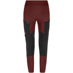 Salewa, Damen, Outdoorhose, Women's Puez Dry Responsive Cargo Tights (32, 38, XXS), Rot