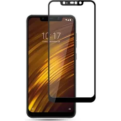 Screenguard Xiaomi POCOPHONE F1 Full Screen Panzerglas Schutzfolie 2.5D 9H (Xiaomi Pocophone F1), Smartphone Schutzfolie, Schwarz