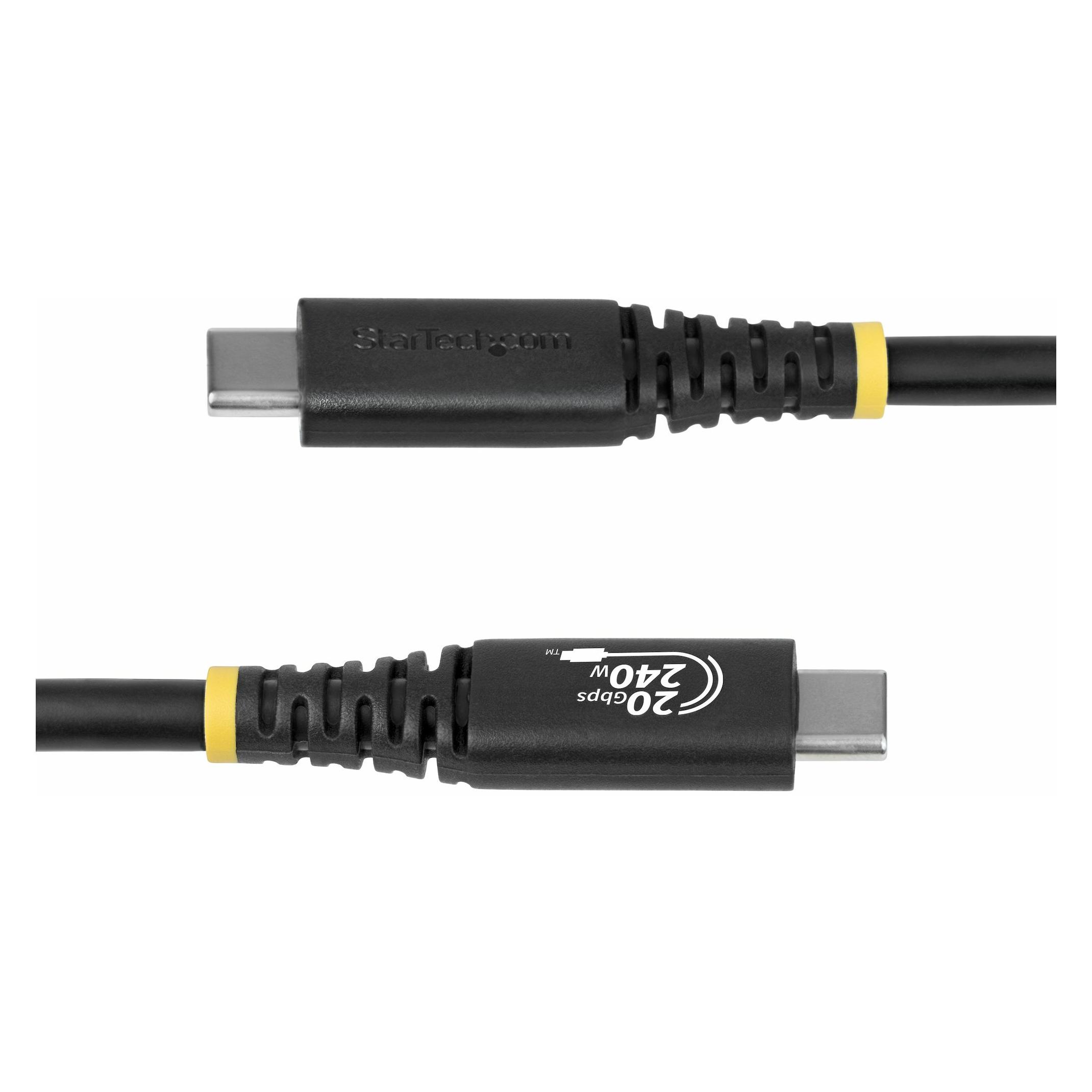 StarTech USB4 Cable USB-C - 2m (2 m, USB 4, 240 W) (CC2M20GUSB4TP)