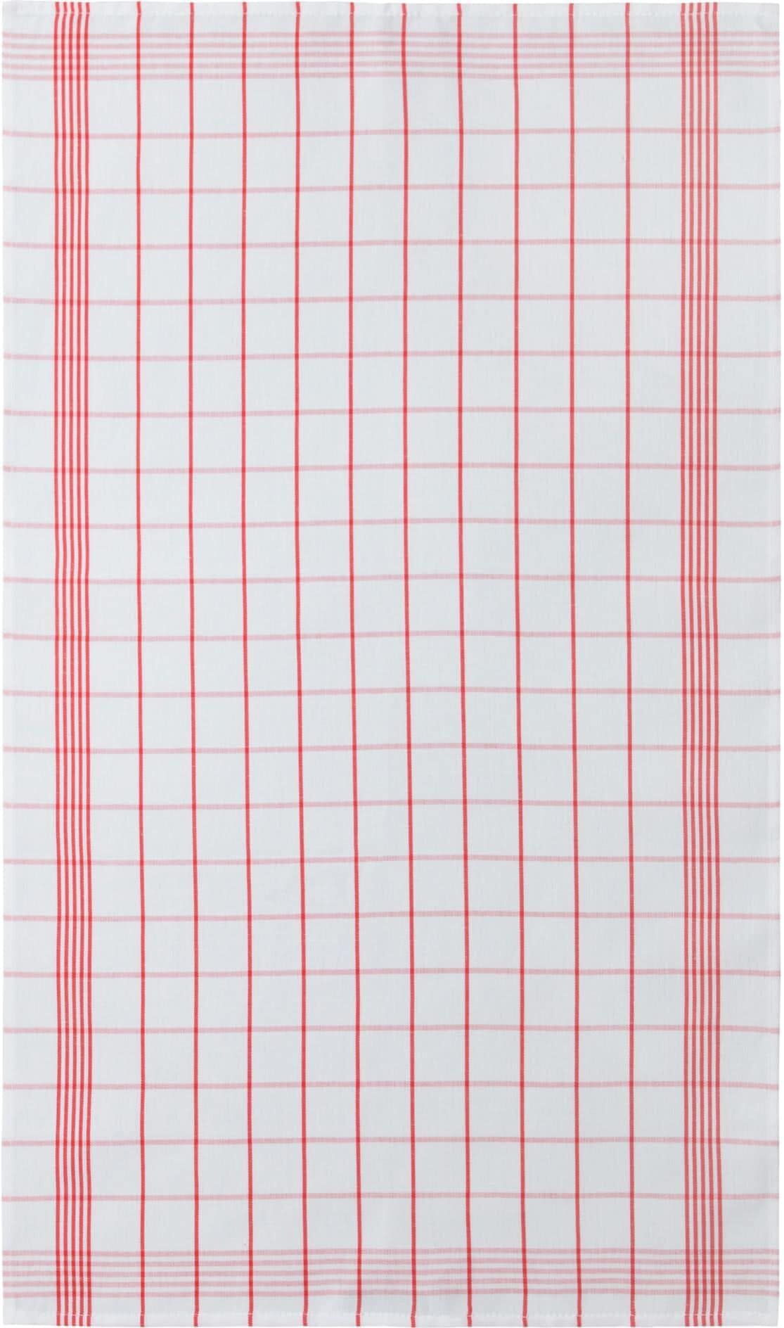 Geschirrtuch HOME FASHION "Home Fashion Geschirrtuch Küchentuch Halbleinen", rot (rot weiß), B:50cm L:85cm, Geschirrtücher, Geschirrtuch rot weiß Einheitsgröße