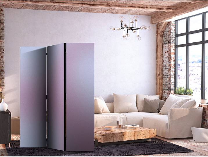 Paravent Complex Gradient 1-seitig Andere Pink/Blau 135 x 172cm
