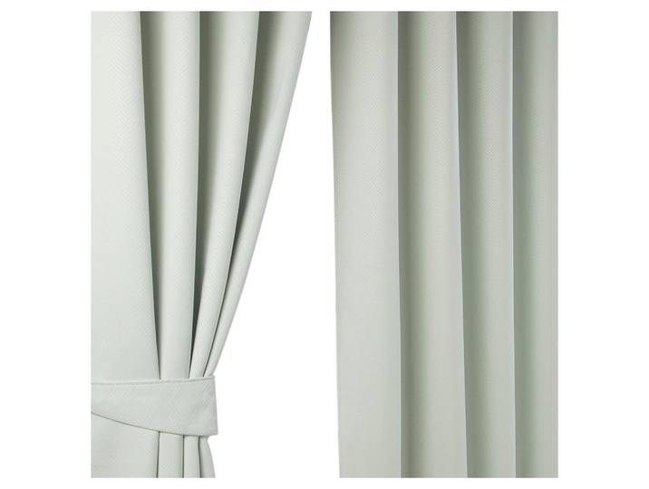 VERDUNKELUNGSVORHÄNGE Fischgrät mit Thermo-Funktion, Ösen 117/228 cm