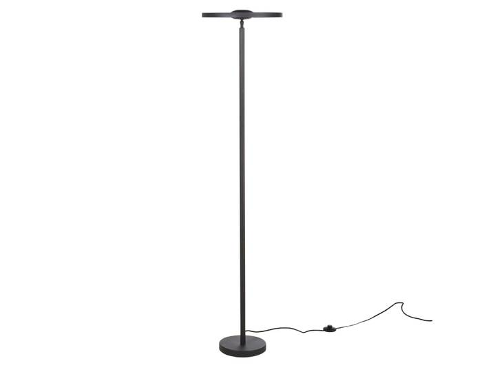 Lampadaire en acier noir, H162 cm