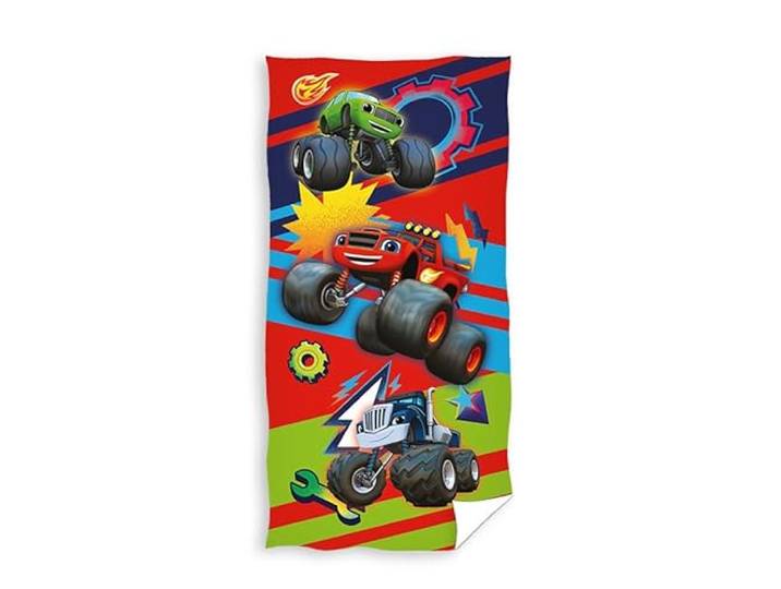 Carbotex BLAZE and The Monster Machines strandhanddoek badhanddoek badhanddoek 70x140cm BMM236005-R