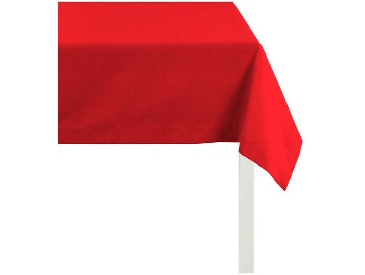 Tischdecke APELT 4362 Rips - UNI Gr. 1, rot, Ø:170cm, Baumwolle, Polyester, Tischdecken, Tischdecke, Wasser- und Schmutzabweisend