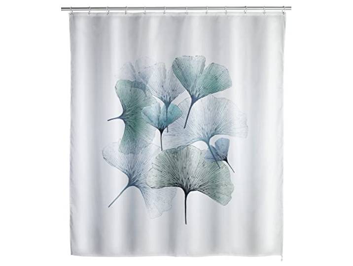 WENKO Duschvorhang, Textil mit Antischimmel-Effekt für Badezimmer