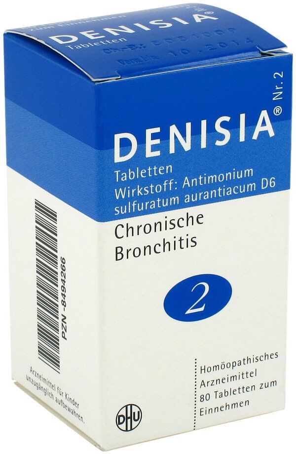 DHU Denisia 2 chronische Bronchitis Tabletten