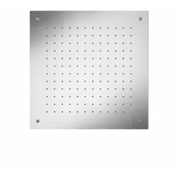 Herzbach Living Spa Decken-Regenbrause 11.650000.2.01 500 x 500 mm, Regen, Clean-Effekt, Edelstahl poliert