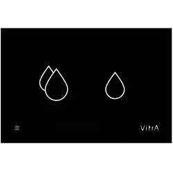 V-Care Smart Panel elektronische Betätigungsplatte Glas Schwarz
