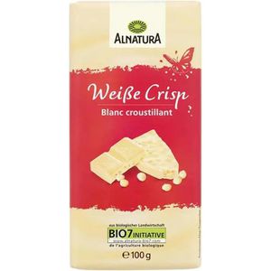 Alnatura Tafelschokolade Weiße Crisp, BIO, 100g
