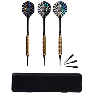 Best-Sporting Dartpfeile Fortune, Set, mit Kunststoffspitze, 16g, mit Zubehör, 3 Stück
