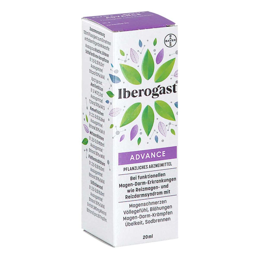 Bayer Vital GmbH Iberogast ADVANCE bei funktionellen Magen-Darm-Beschwerden 16507563