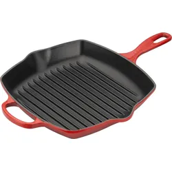 Le Creuset quadratische Grillpfanne 26cm, kirschrot