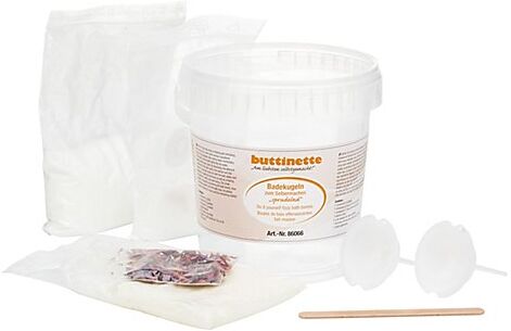 buttinette Badekugel-Set "sprudelnd"