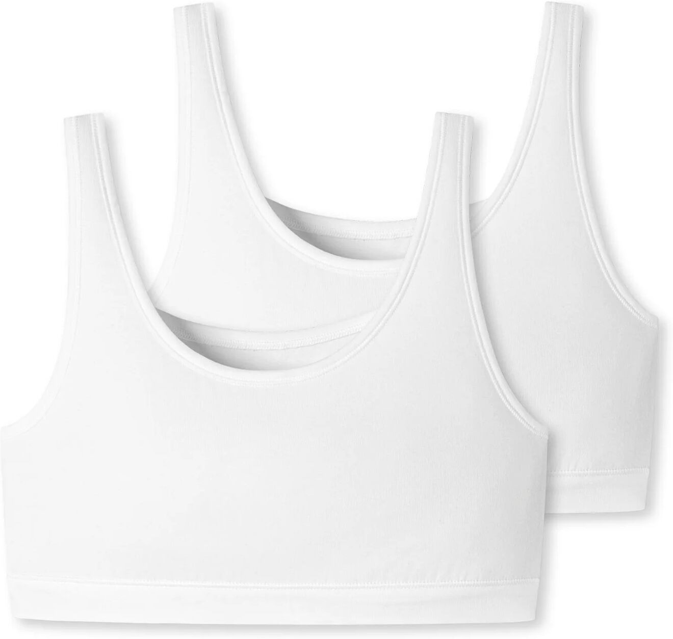 2 Schiesser Bustiers - Damen - Gr. 44 - weiss
