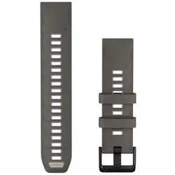 GARMIN Schnellwechsel-Armband für Fenix | Silikon 22 mm | Kieselgrau
