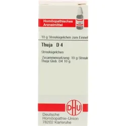 THUJA D 4 Globuli 10 g Globuli