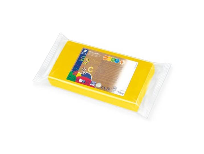 STAEDTLER 8421 Noris Club plasticine klei, 1000 g, geel