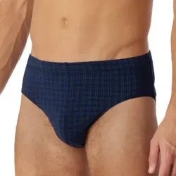 Schiesser Cotton Casuals Brief Dunkelblau Ökologische Baumwolle Medium Herren