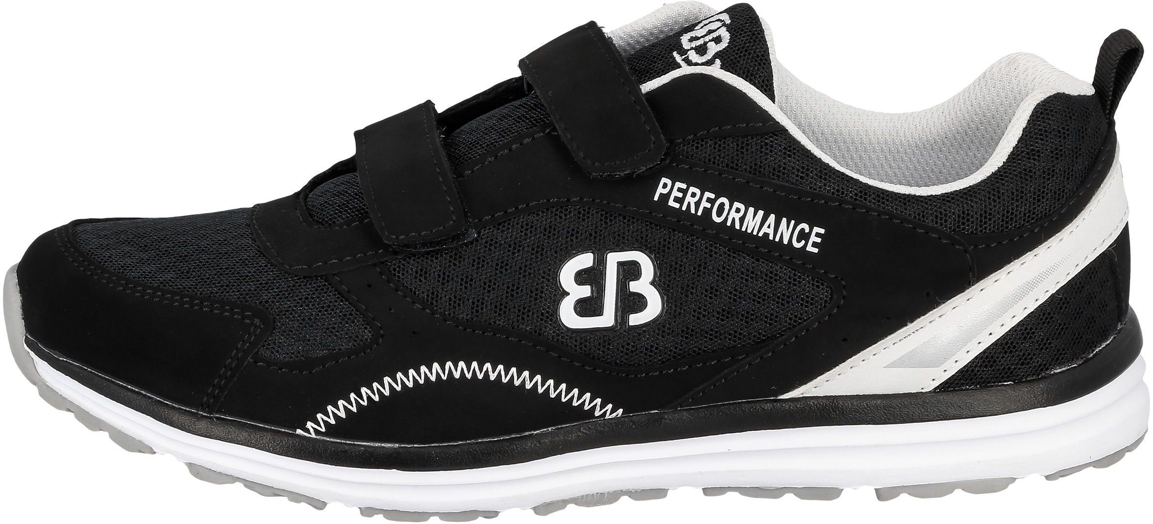 Laufschuh BRÜTTING "Joggingschuh Performance V", Herren, Gr. 44, Textil, schwarz, Synthetik, Schuhe Laufschuh