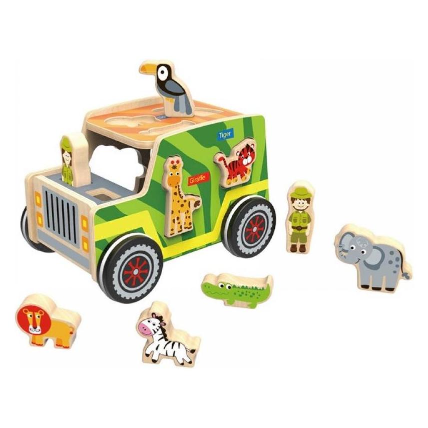 Tooky Toy Formsortierer Safari Jeep (109001)