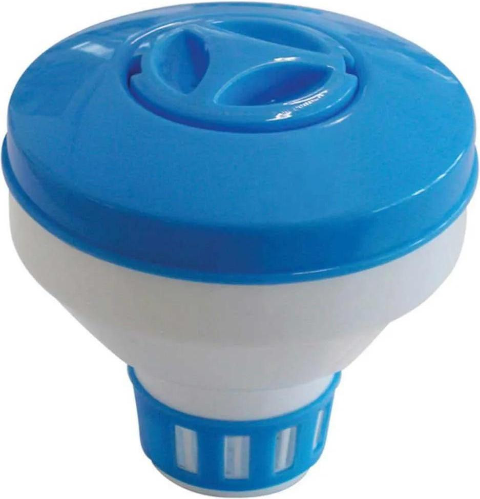 Kokido K803BU Chloordispenser Blauw Wit Kunststof voor bovengrondse en inbouwzwembaden