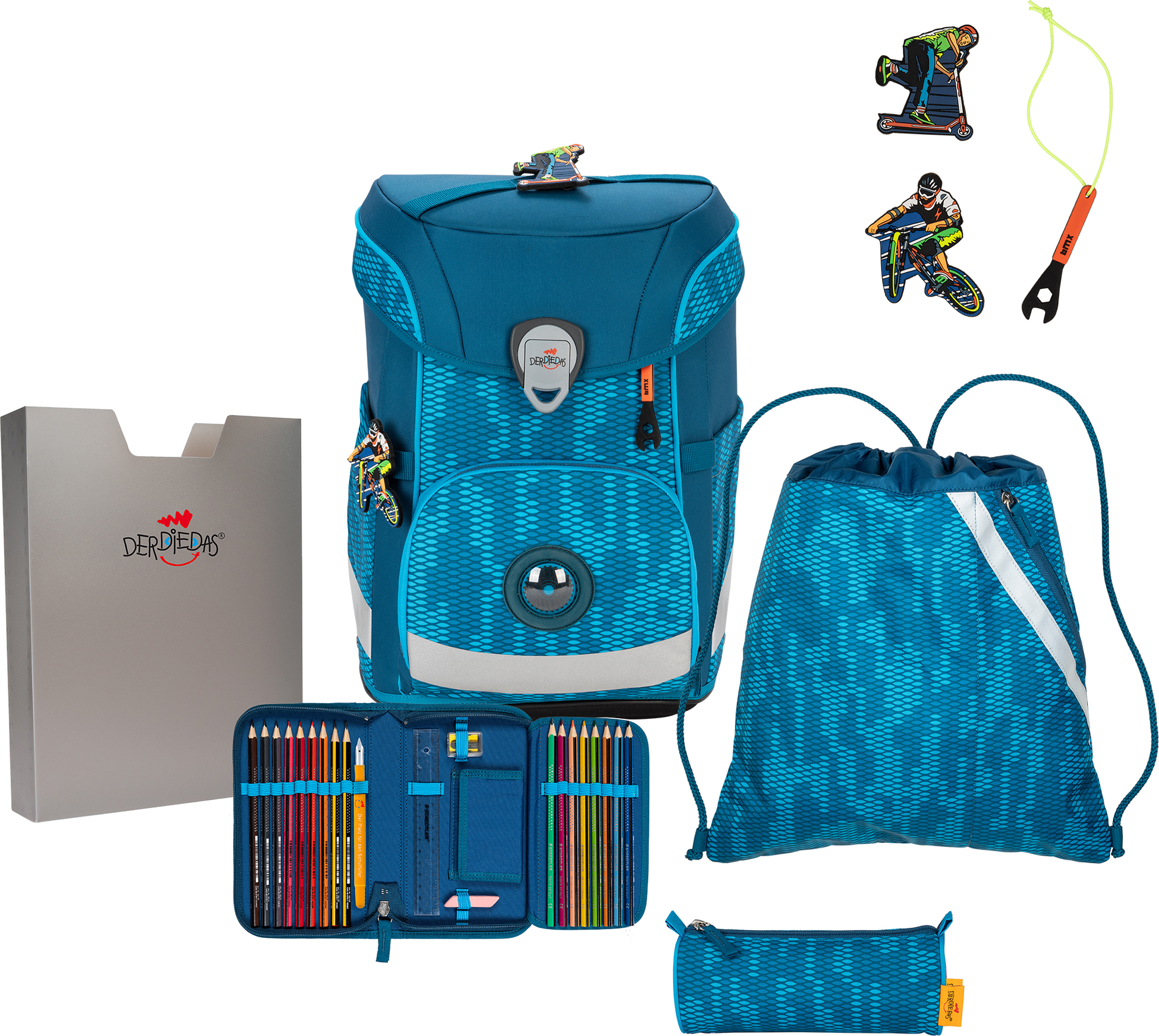 DerDieDas DerDieDas ErgoFlex Easy - Schulranzen Set 5tlg. 950 g
