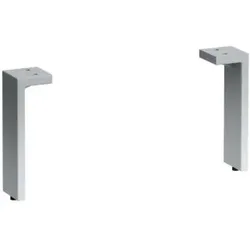 LAUFEN Kartell Füße H4076200330041 Set = 2 Stück, Aluminium