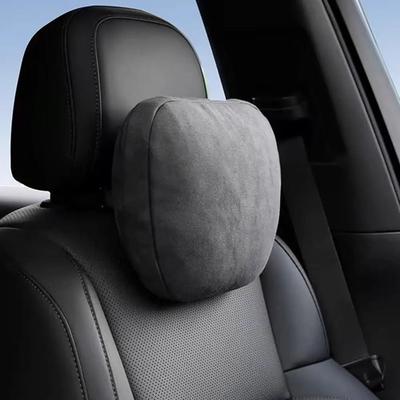 Uplift Essentials Universal Adjustable Memory Foam Car Headrest & Neck Pillow beige