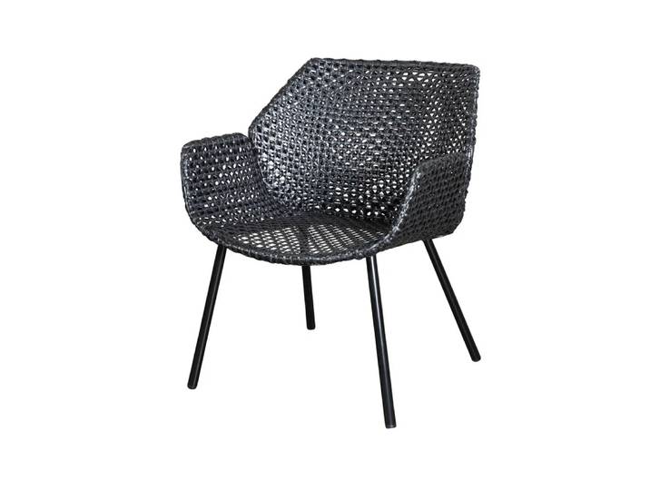 Cane-line Vibe Lounge-Sessel Black/Anthracite