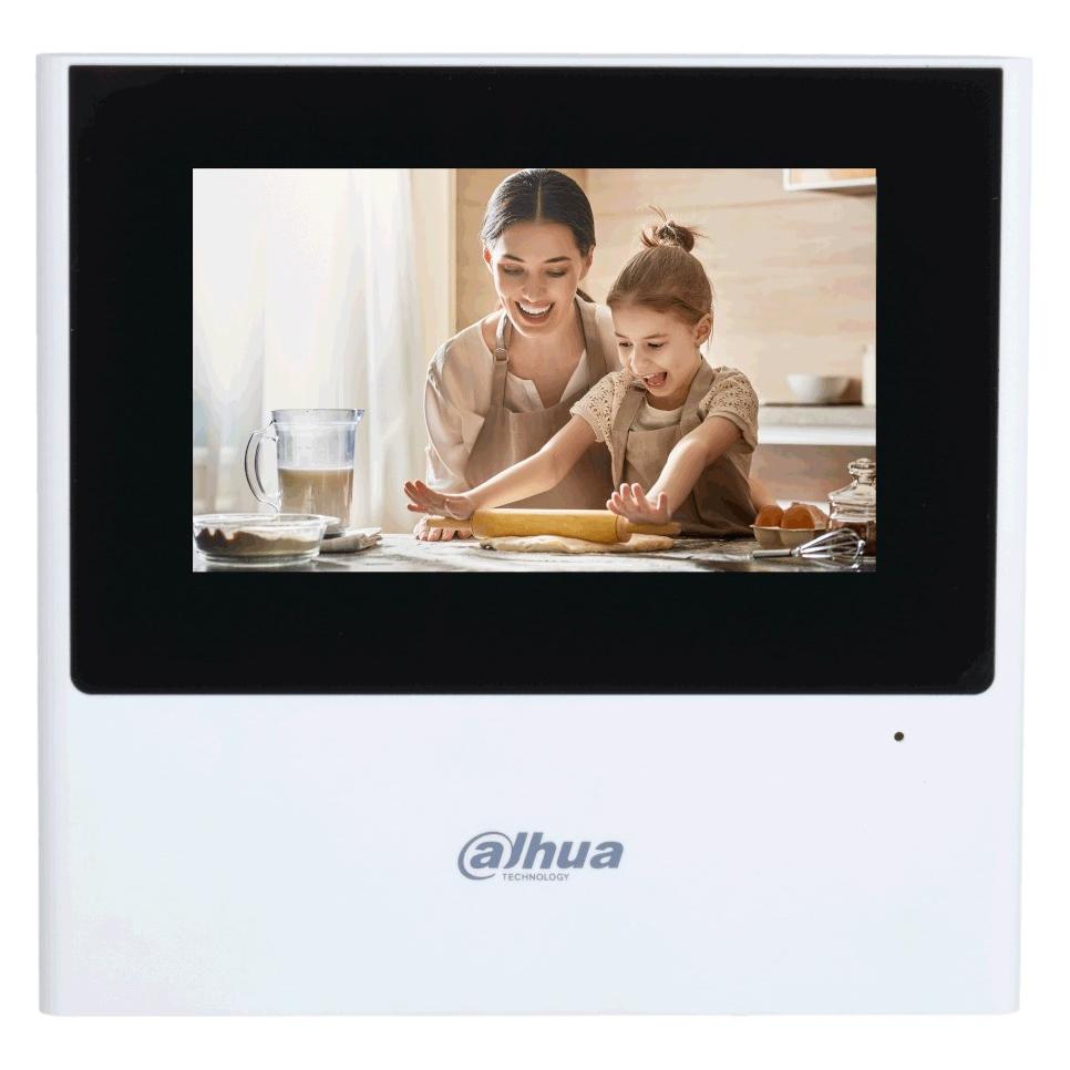 Dahua CCTV Intercoms Video Door Phone, DHI-VTH2612L-W, Touch 0-ch 2-wire Indoor Monitor (Kabelgebunden) (DHI-VTH2612L-W)