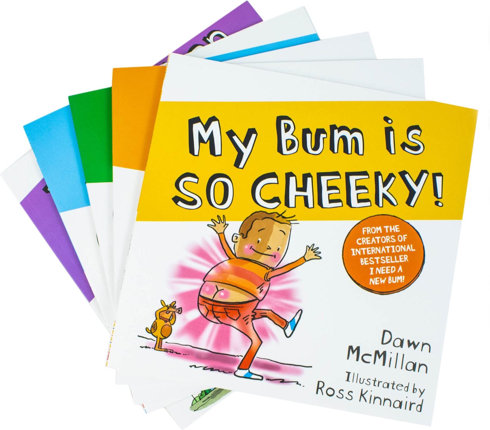 Scholastic New Bum Series by Dawn McMillan - 5 Books Collection Set - Paperback Picture Books - Ages 3-6 - Funny Children's Gift