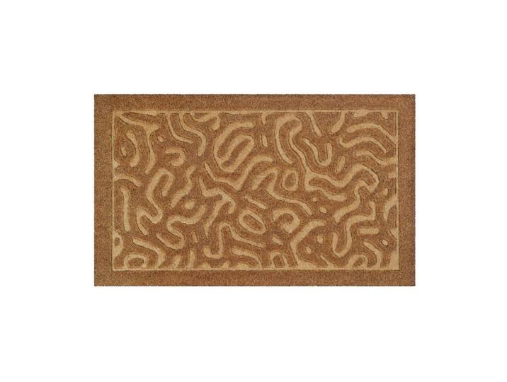 Wecon Home Fussmatte Desert Doodle, Hellbraun, Graphik, rechteckig, 60x90 cm, schmutzabweisend, für Fußbodenheizung geeignet, rutschhemmend, pflegeleicht, widerstandsfähig, Teppiche und Böden, Schmutzfangmatten, Fußmatten