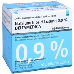 Natriumchlorid-lösung 0,9% Deltamedica L 20X10 ml
