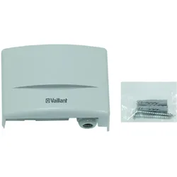 Vaillant Funkuhrempfänger 009535 85x105x40 mm, mit integriertem Außenfühler, grau