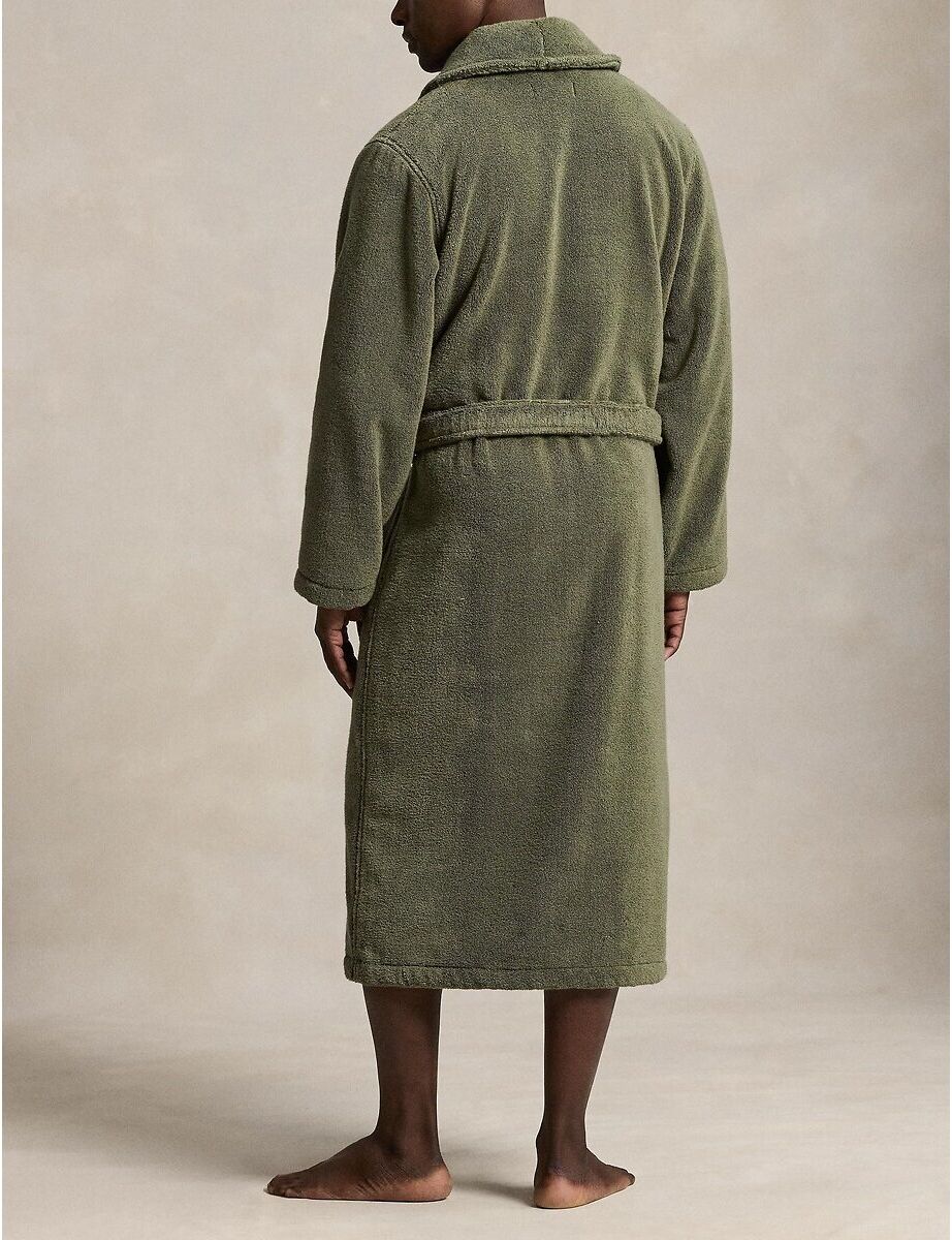 POLO RALPH LAUREN Peignoir col châle en éponge